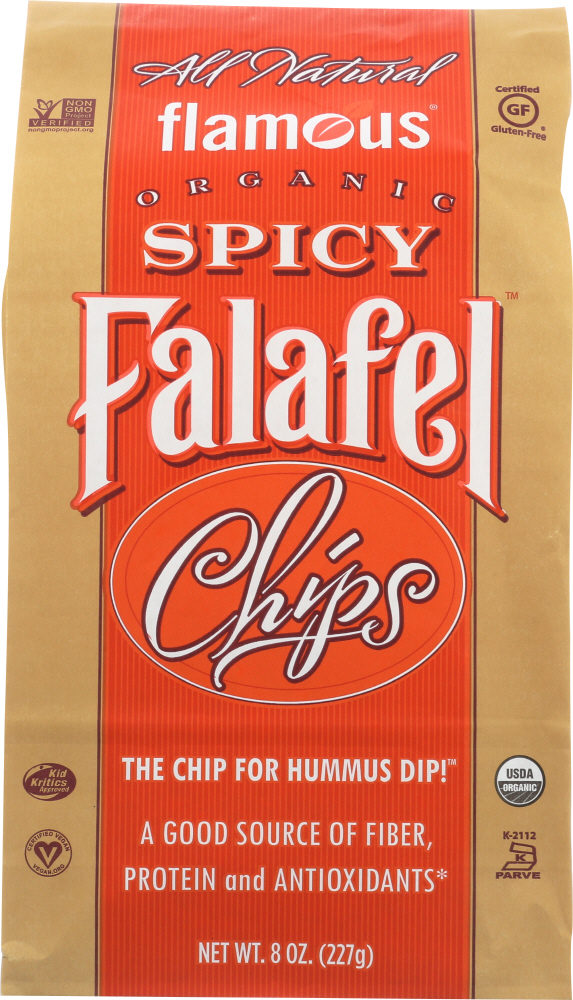 Flamous Chip Falafel Spicy Organic, 8 Oz