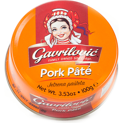 Gavrilovic Pork Liver Pate, 3.53 Oz