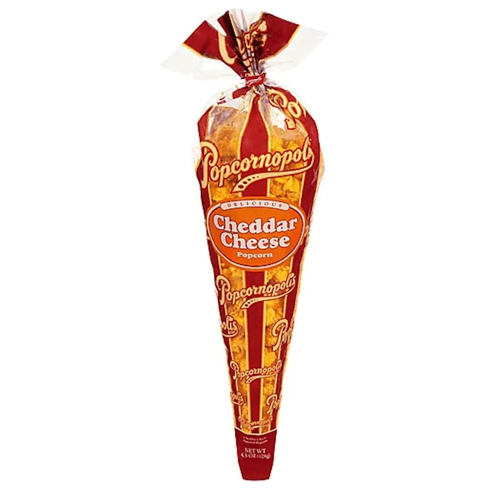 Popcornopolis Cheddar Cheese Popcorn 4.5 Oz