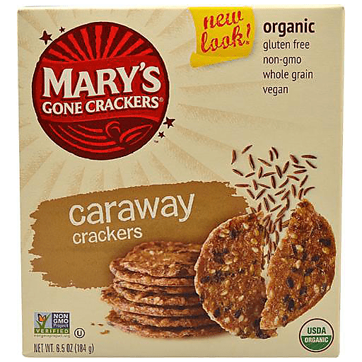 Mary's Gone Crackers Organic Caraway 6.5 Oz