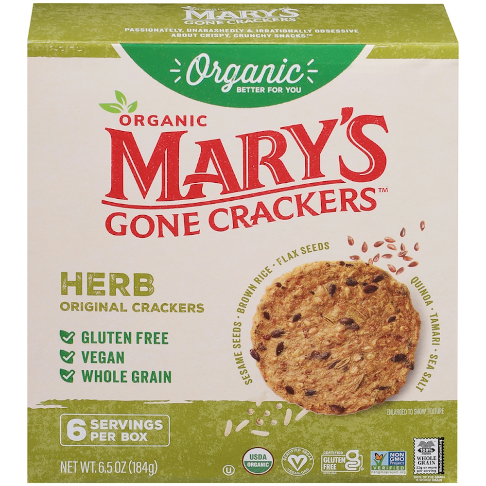 Mary's Gone Crackers Original Seed - Organic - Herb