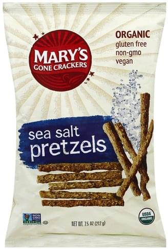 Mary's Gone Crackers Organic Pretzels Sea Salt