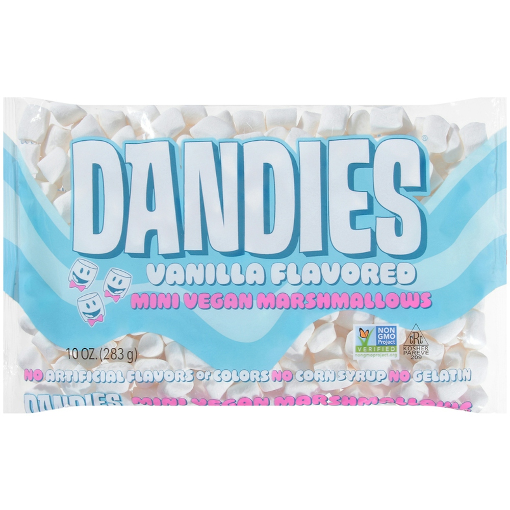 Dandies Marshmallows, Vegan, Vanilla Flavored, Mini 10 Oz