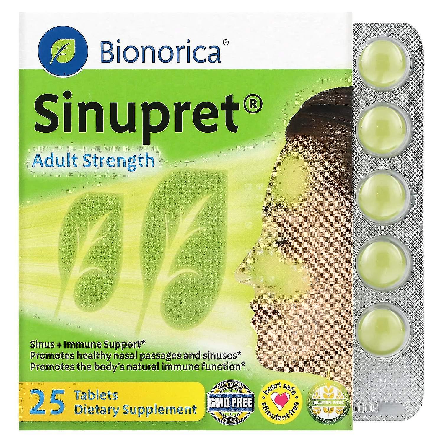 Bionorica Sinupret Sinus Plus Immune Support Adult Strength Tablets