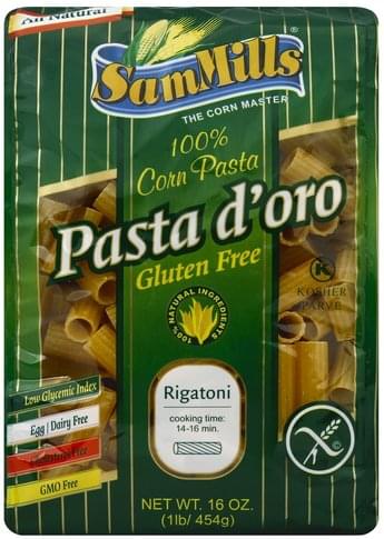 Sam Mills Gluten Free Pasta - Rigatoni 16.00 Oz
