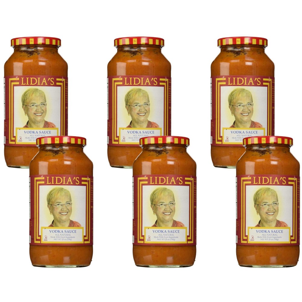 Lidia's Vodka Pasta Sauce 25 Oz Jar - 6ct Case