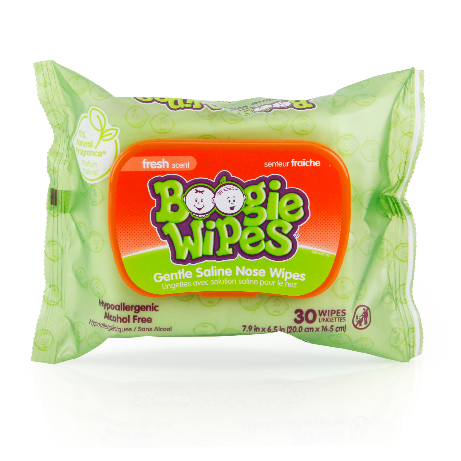 Boogie Wipes Gentle Saline Nose Fresh Scent