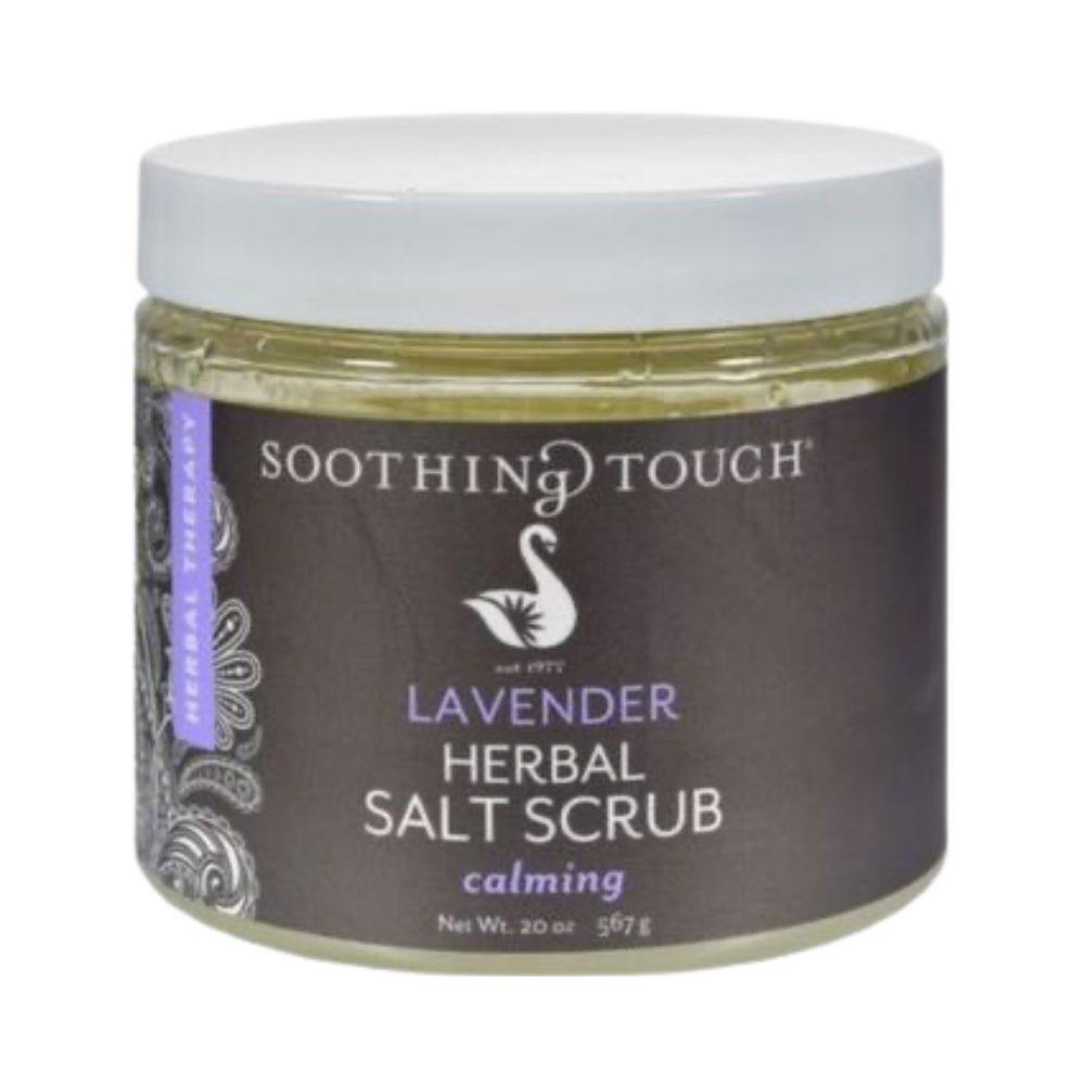 Soothing Touch Herbal Salt Scrub, Lavender - 20 Oz