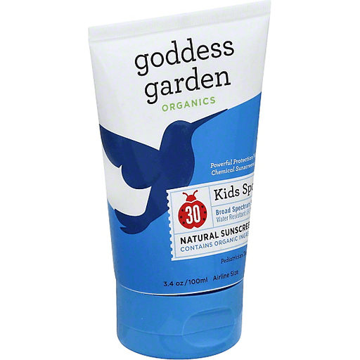 Goddess Garden Kids Sport Natural Sunscreen Lotion SPF 30, 3.4 Oz