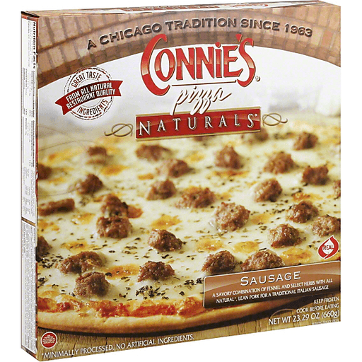 Connies Naturals Pizza, Sausage