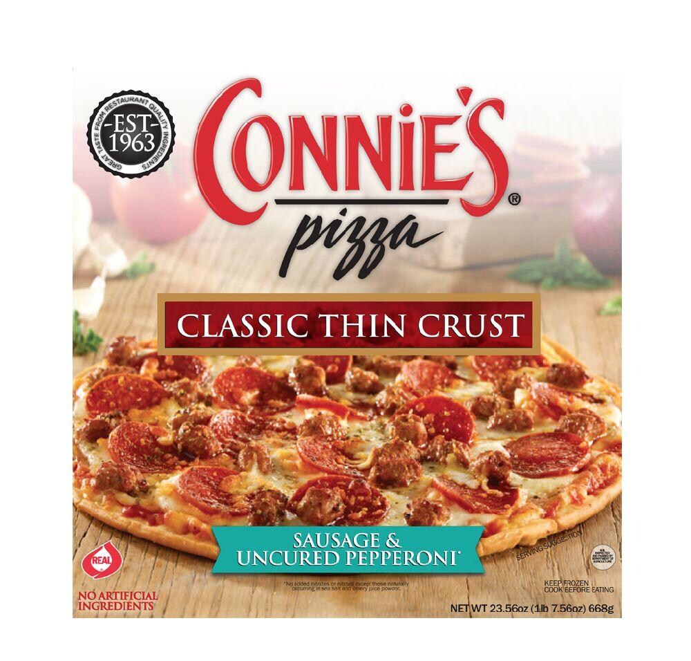 Connie's Naturals Pizza, Sausage & Uncured Pepperoni