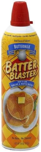 Batter Blaster Pancake & Waffle, Buttermilk - 18 Oz