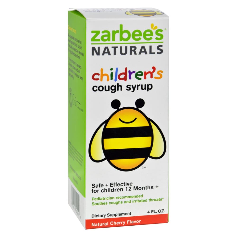 Zarbee's Naturals Dark Honey Cough Syrup Natural Cherry Flavor 4 Fl. Oz. Box