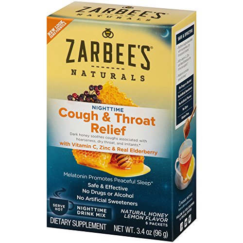 Zarbee's Adult Nighttime Drink Honey Lemon 6 Packets