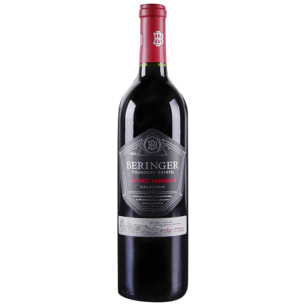 Beringer Founders' Estate Cabernet Sauvignon California Red Wine, 750 Ml