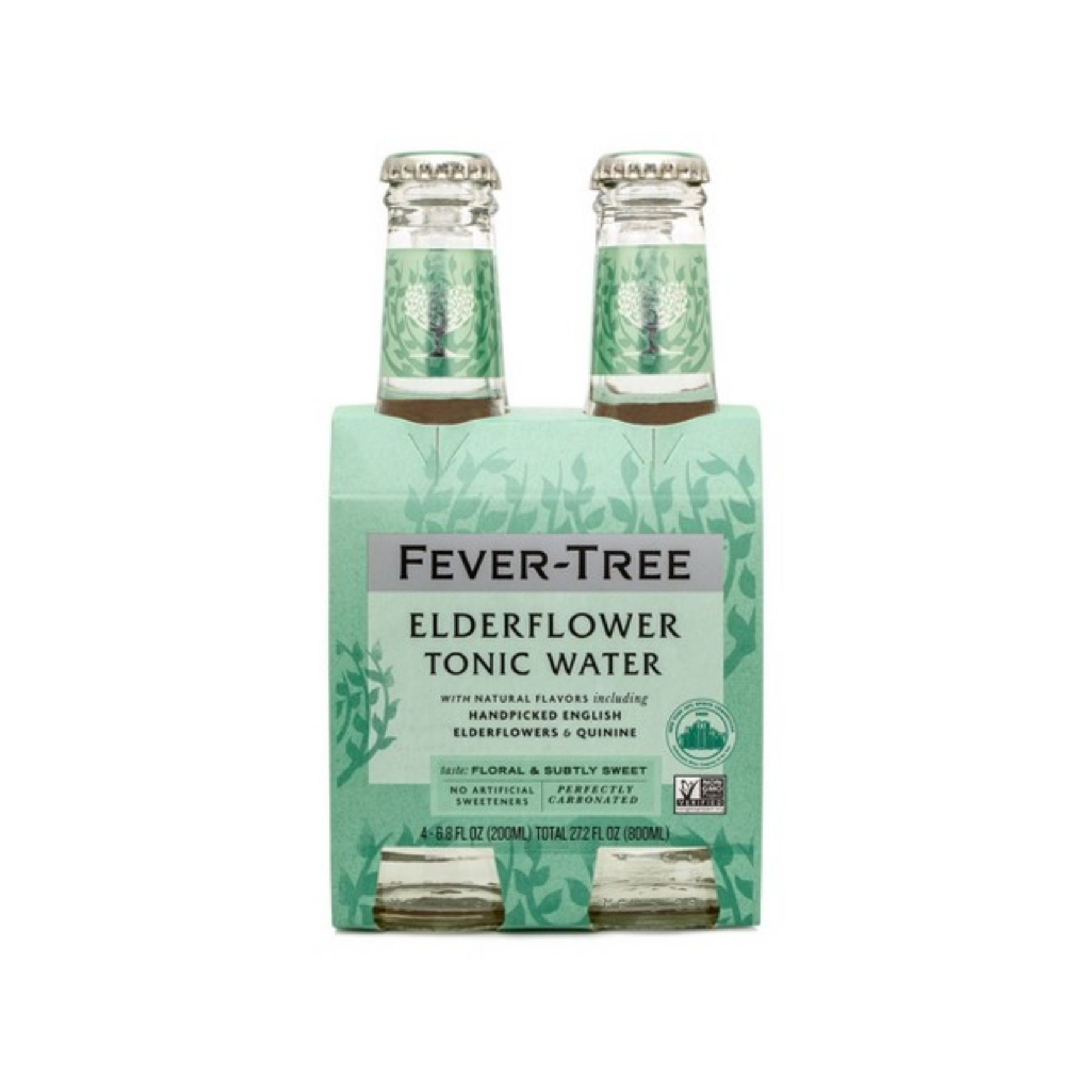 Fever-Tree Elderflower Tonic Water Bottles - 4pk/6.8 Fl Oz