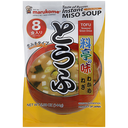 Marukome Soup, Miso, Instant Paste Style, Tofu Seaweed Green Onion 5.08 Oz