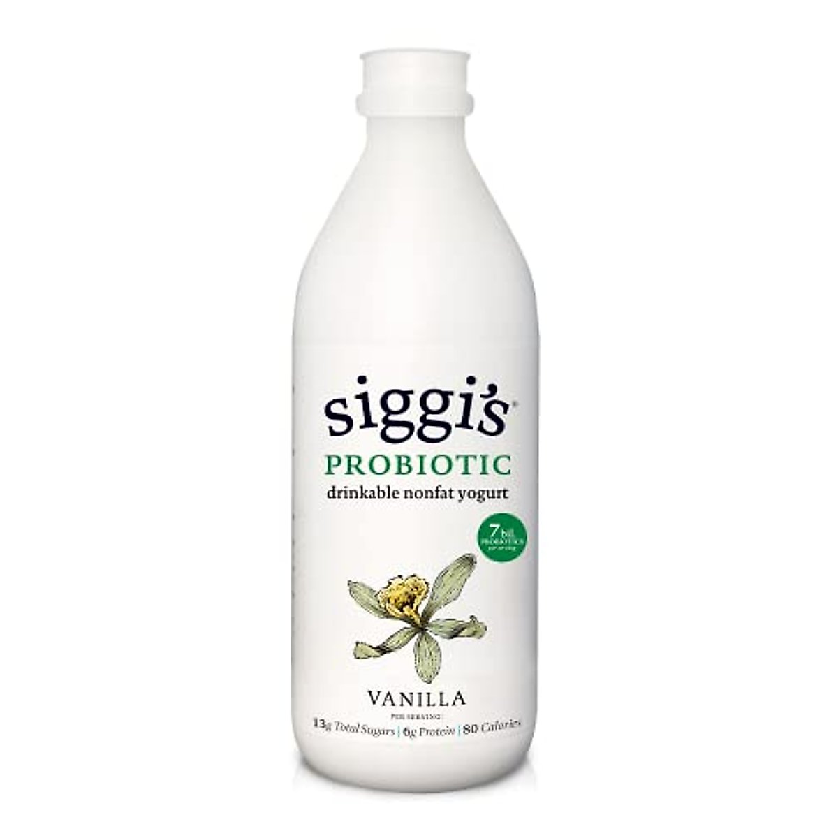 Siggi's Swedish Style Non-Fat Drinkable Yogurt, Vanilla, 32 Ounce