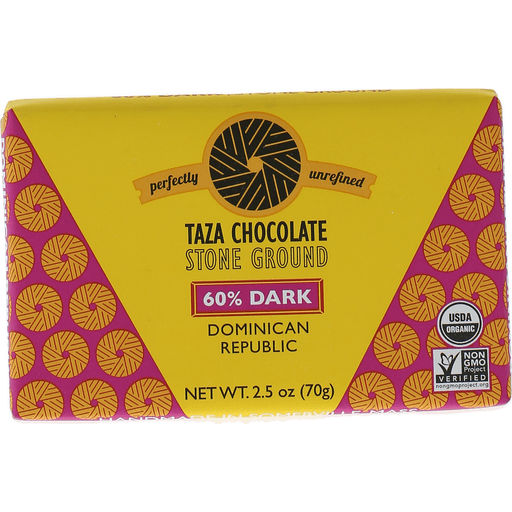 Taza Chocolate Org Choc Bar 60 Pct Dark