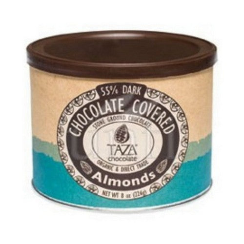 Taza Chocolate Organic Covered Almonds - 8 Oz