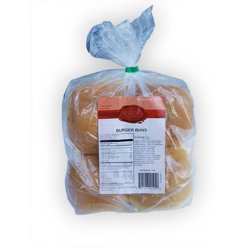 Anny's Bread Factory Brioche Burger Buns - 8ct/16oz