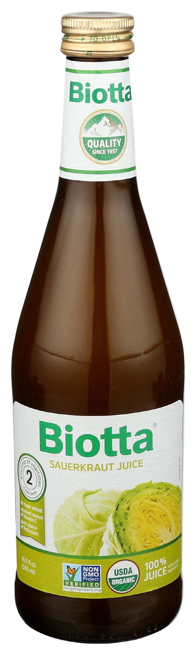 Biotta Juice Sauerkraut Organic, 16.9 Fl Oz