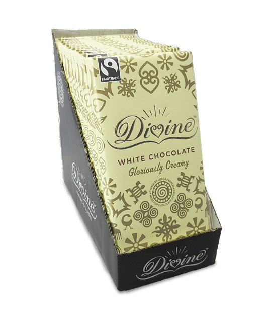 Divine Chocolate White Chocolate, 3.5 Oz
