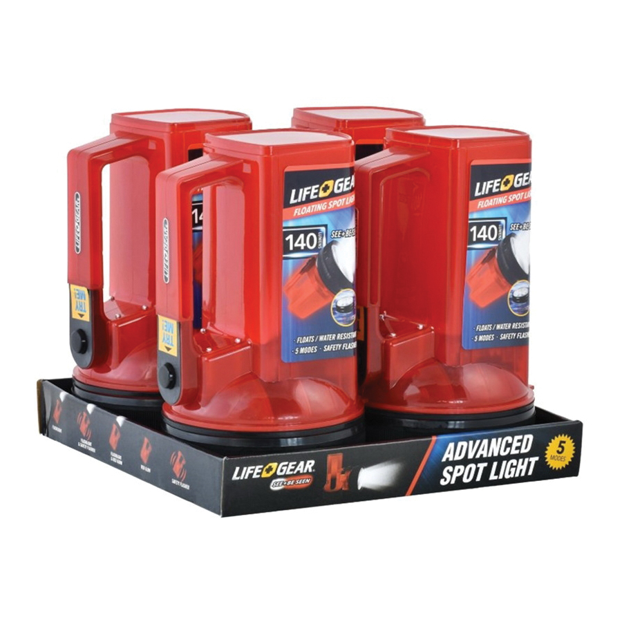 Life Gear Life+Gear Glow 60 Lumens Lantern LED AA Red