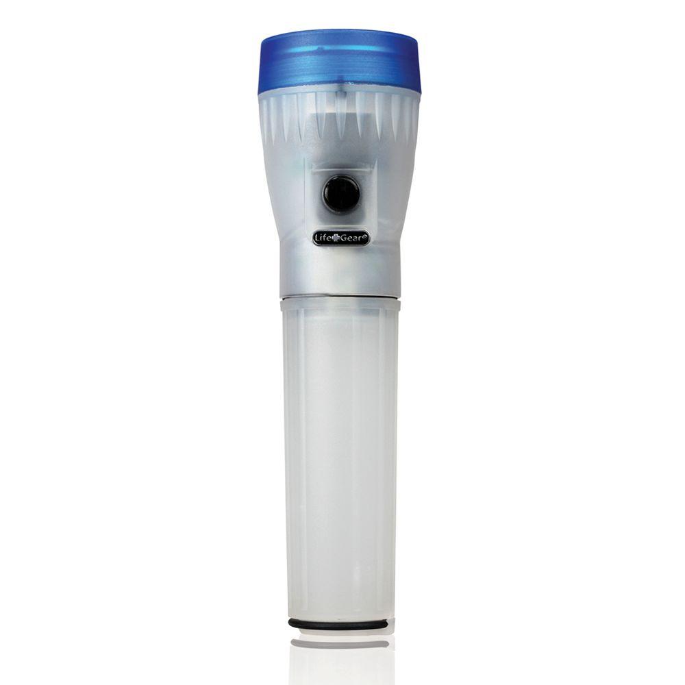 Life Gear 4 In 1 LED Glow Flashlight With Storage