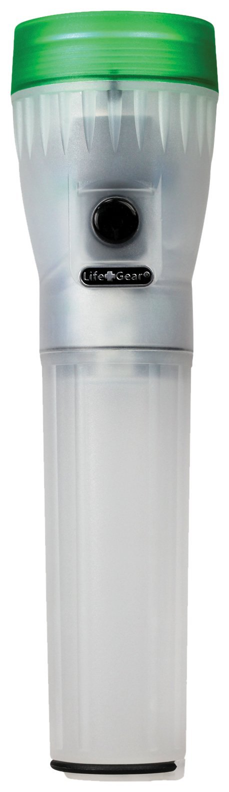 Life Gear Life+Gear 4-in-1 Glow LED Green Flashlight With Storage
