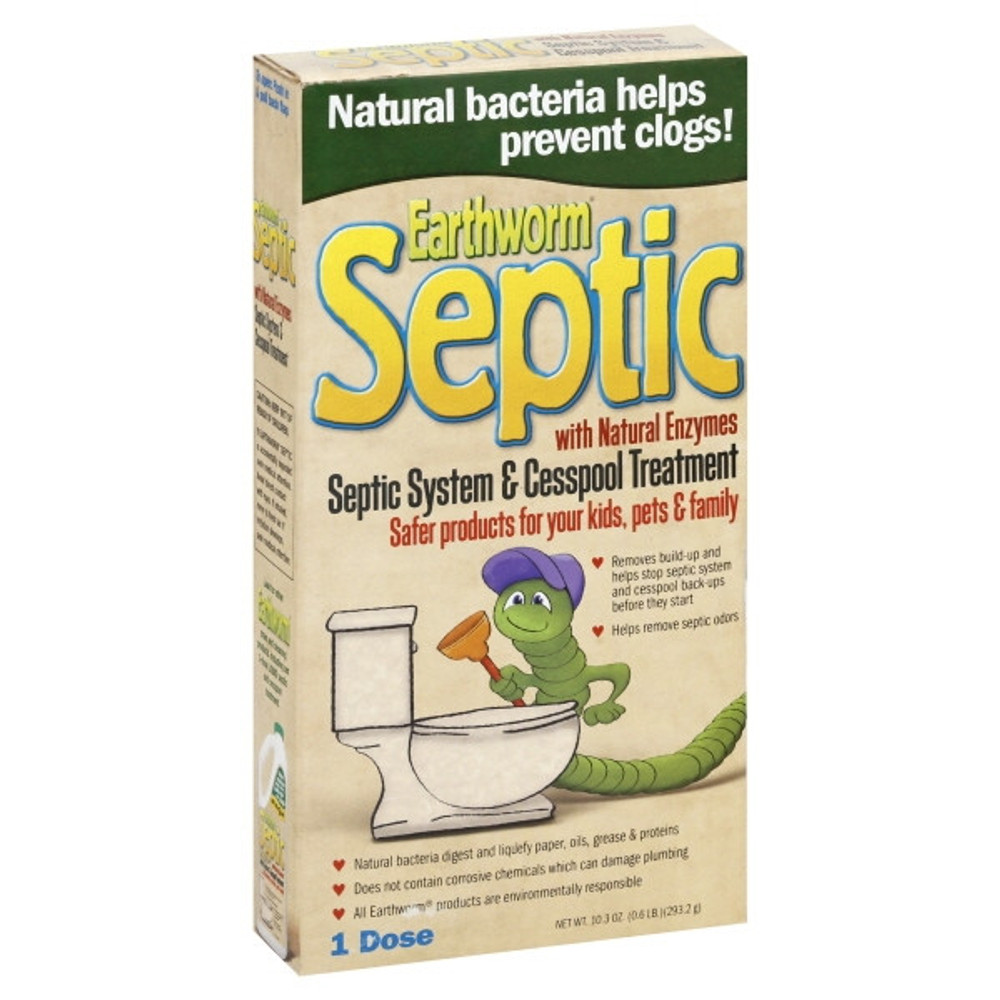 Earthworm Septic System Treatment - Case Of 6 - 10.3 Fl Oz