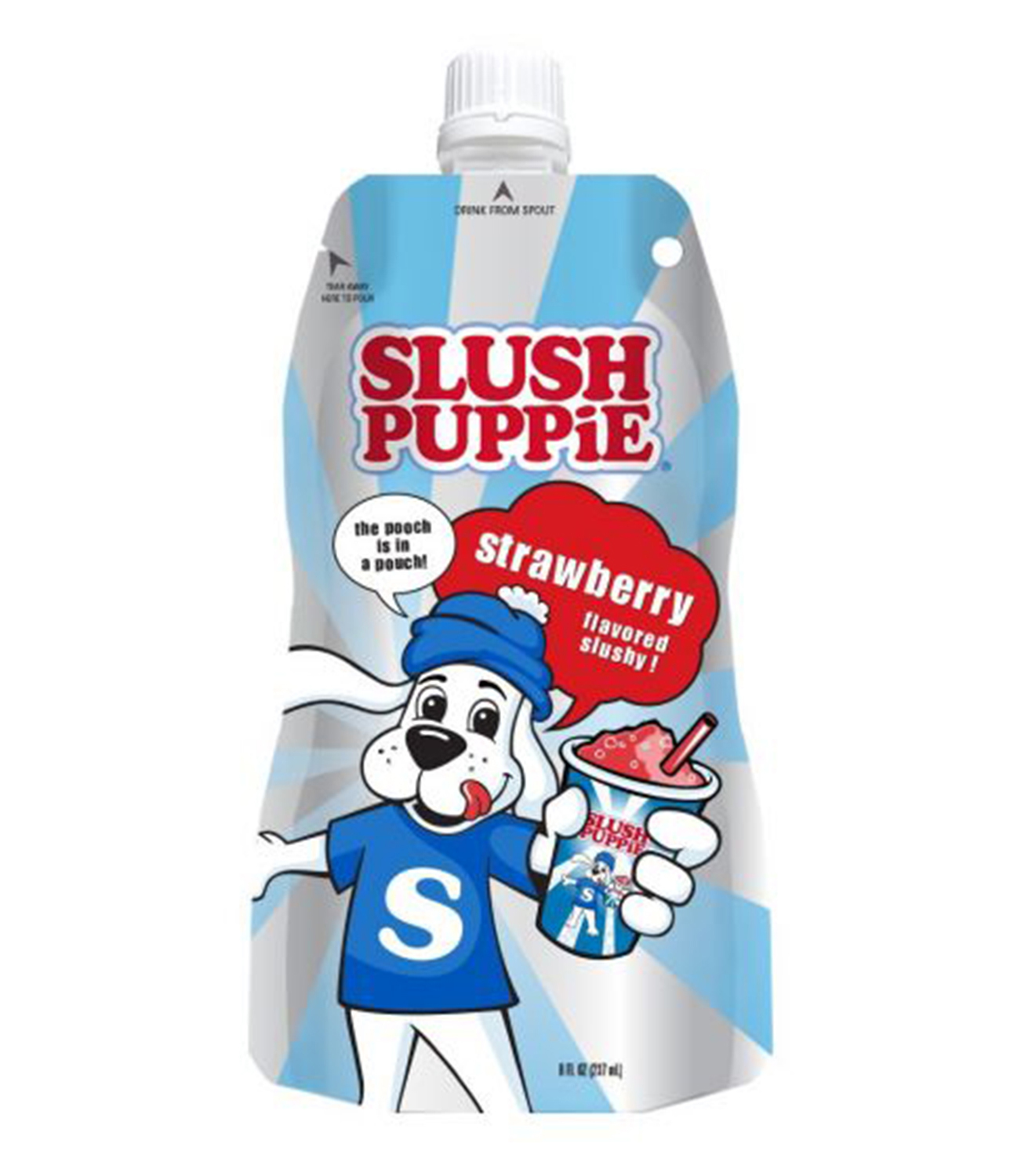 Slush Puppie Icee Slushy, Strawberry Flavored 8 Oz