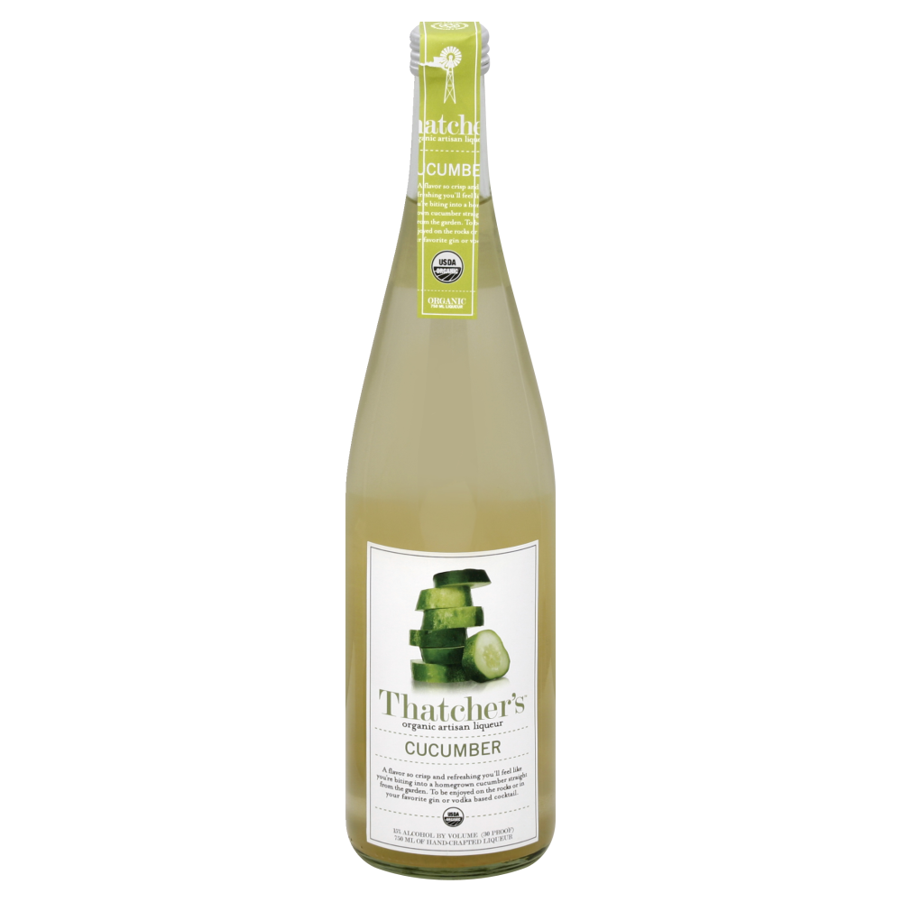 Thatcher's Organic Artisan Cucumber Liqueur 750ml Bottle