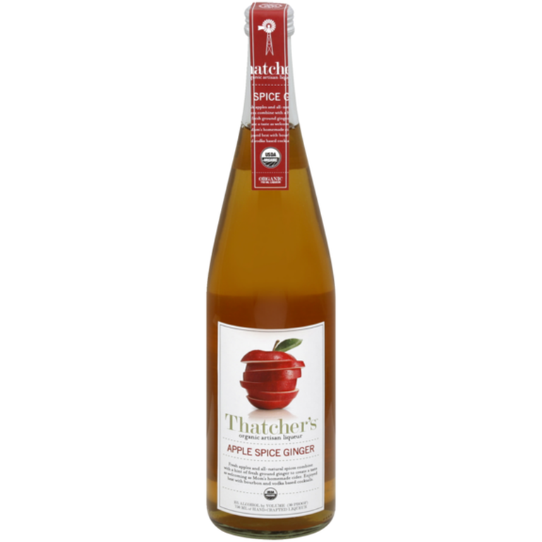 Thatcher's Artisan Liqueur, Organic, Apple Spice Ginger