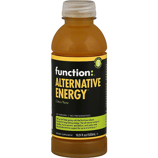 Function Alternative Energy, Citrus Yuzu 16.9 Oz