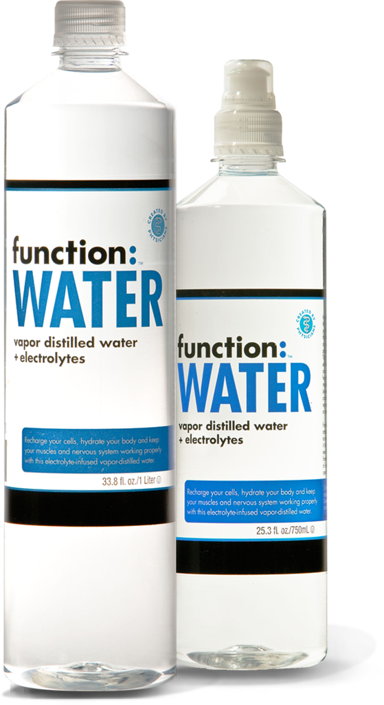 Function Water, Vapor Distilled, + Electrolytes