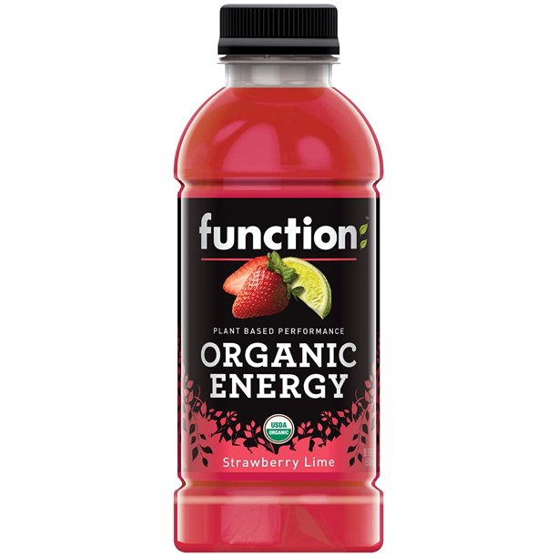 Function Drinks Organic Energy Strawberry Lime, 16.9 Oz