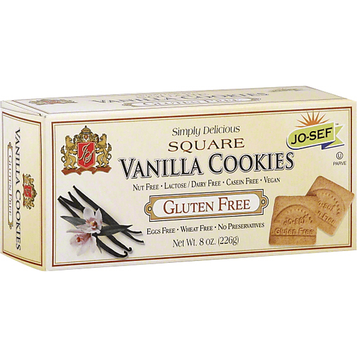 Jo-Sef Cookies, Square Vanilla 8 Oz