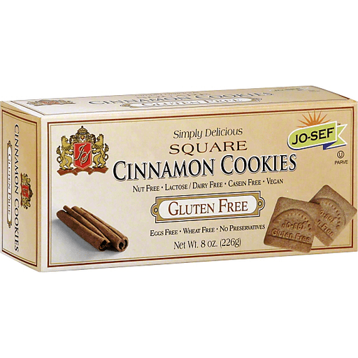 Jo-Sef Cookies, Square Cinnamon 8 Oz