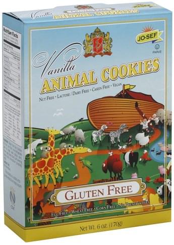 Jo Sef Cookies, Animals, Vanilla 6 Oz