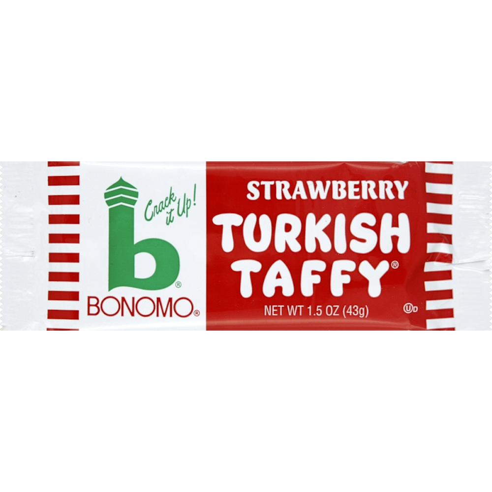 Bonomo Turkish Taffy Strawberry 1.5oz - 24ct