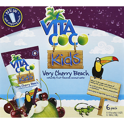 Vita Coco Kids Coconut Water, Very Cherry Beach