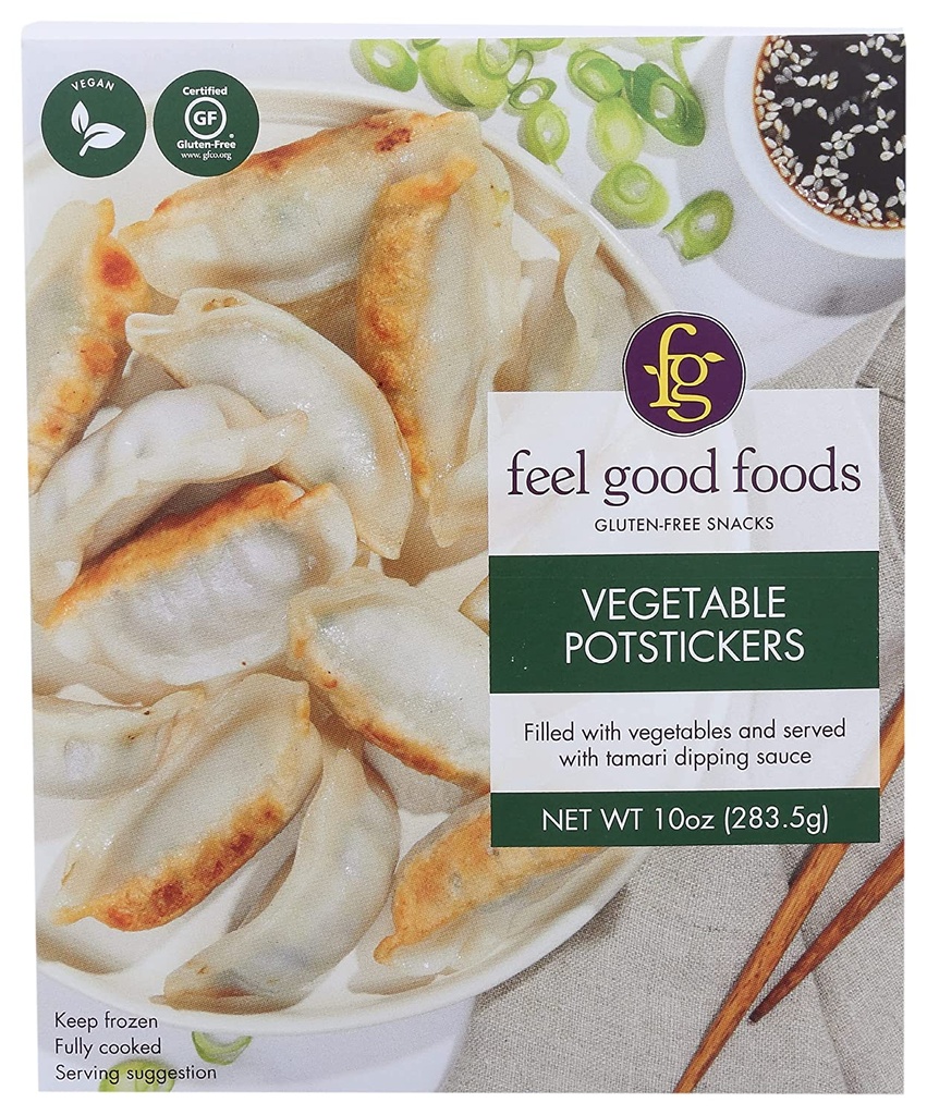 Feel Good Foods Gluten Free Vegetable Dumplings, 10 Oz