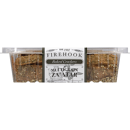Firehook Crackers, Baked, Mediterranean, Multigrain Za'atar 7 Oz