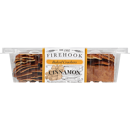 Firehook Crackers, Baked, Cinnamon
