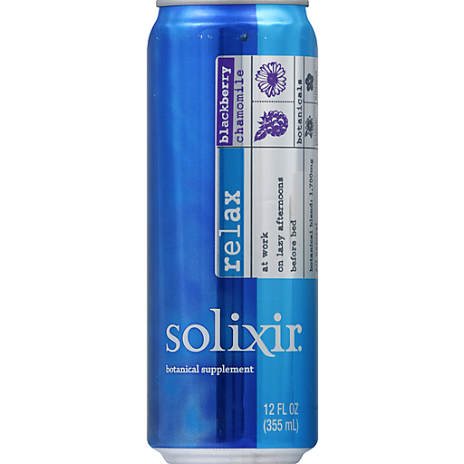 Solixir Relax All Natural Functional Drink Berry Flavor