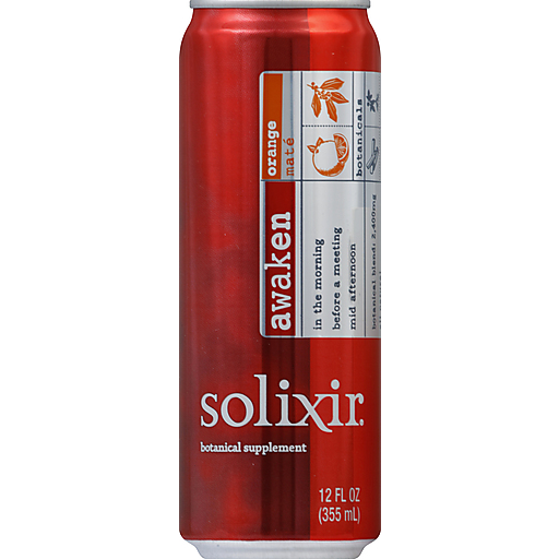 Solixir Awaken All Natural Functional Drink Orange Flavor