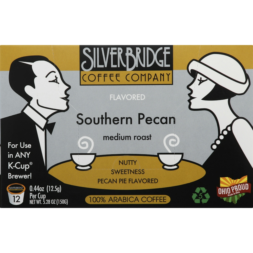 Silver Bridge Southern Pecan Medium Roast Coffee Pods