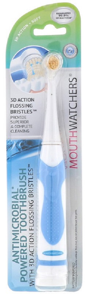 Mouth Watchers Powered Toothbrush A/B Blue