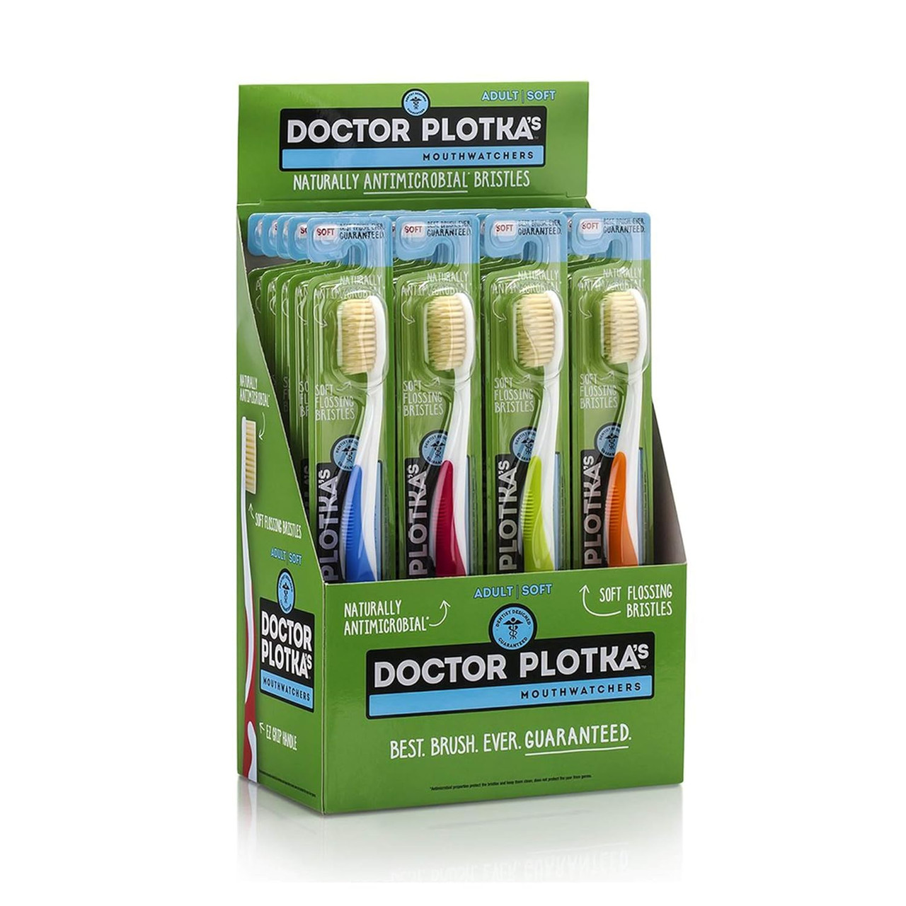 Mouth Watchers Antibacterial Adult Toothbrush - Assorted Colors
